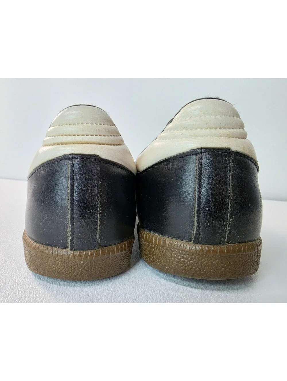 Adidas Samba OG Classic Black Leather Shoes Sneakers Mens Size 8.5